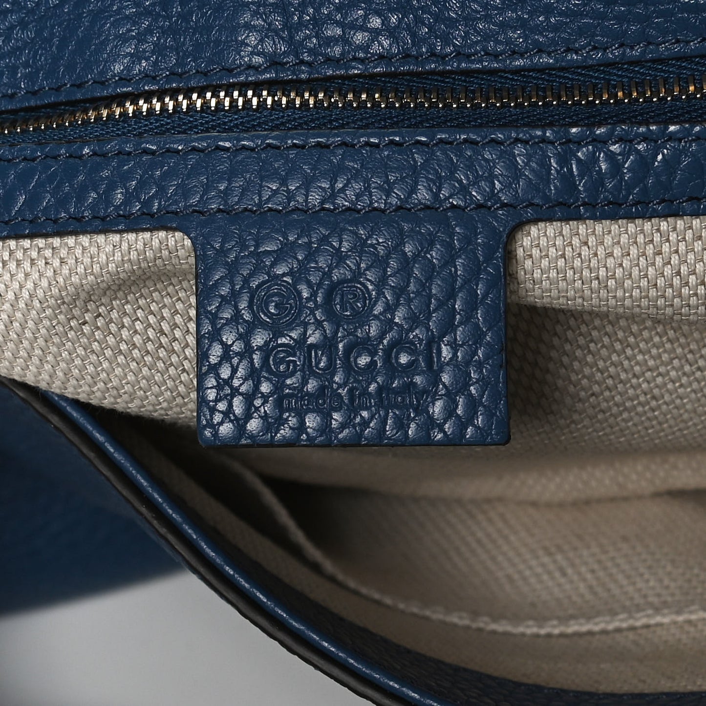 Pebbled Calfskin Medium Soho Flap Crossbody Caspian