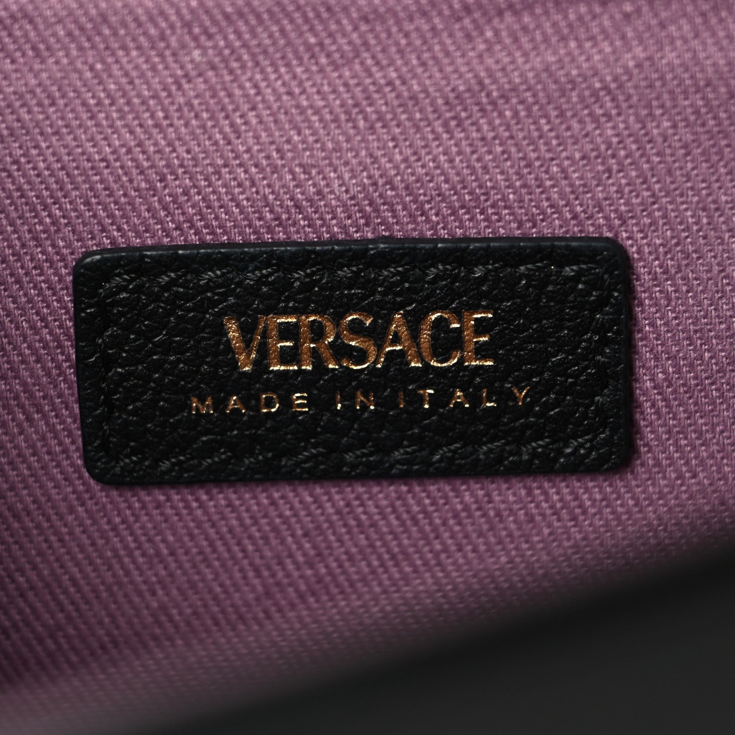 Versace Calfskin La Medusa Top Handle Shoulder Bag Black 6 of 10