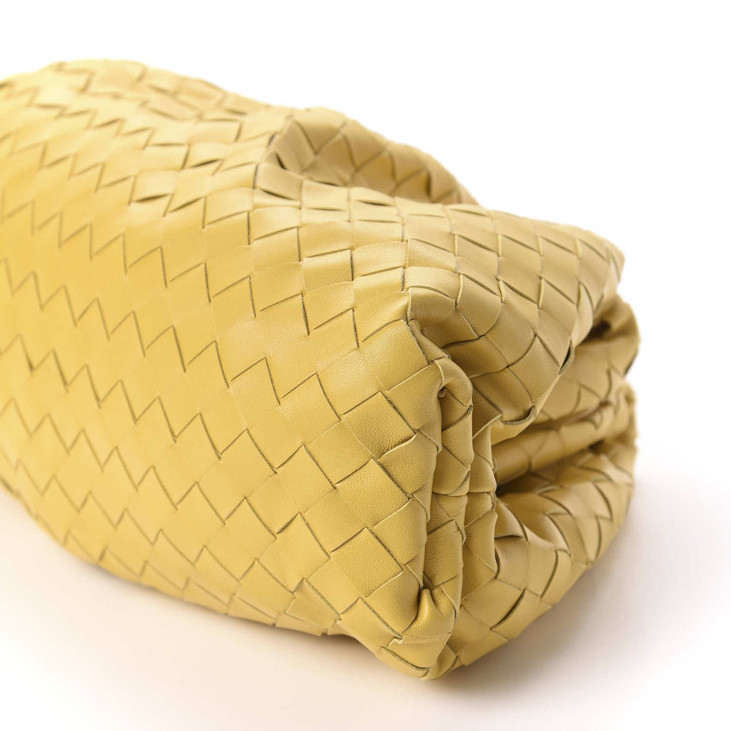 Bottega Veneta Nappa Maxi Intrecciato The Pouch Oversized Clutch Corn 7 of 9