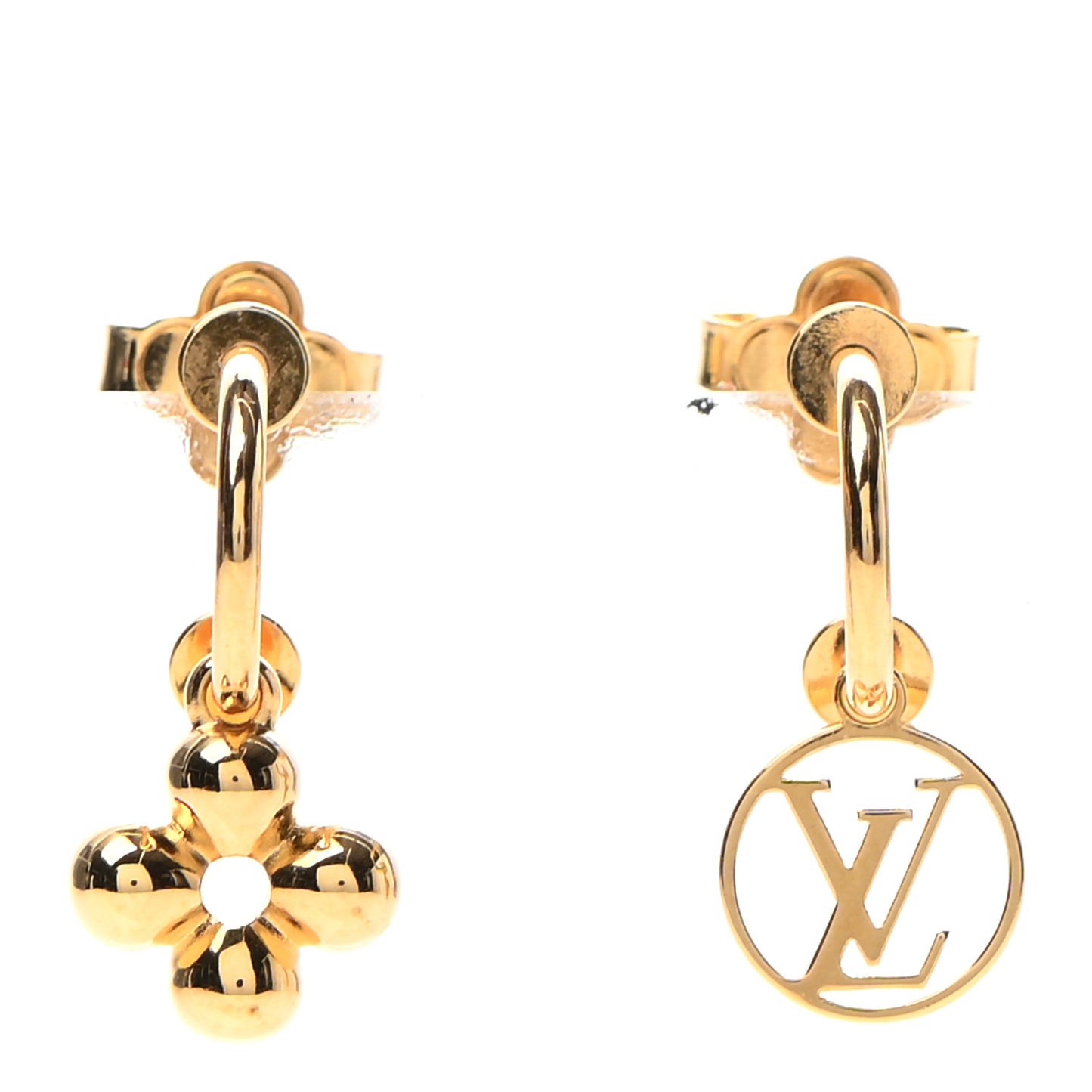 Brass Blooming Earrings Gold