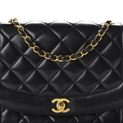 Chanel Lambskin Quilted Medium Single Flap Black 10 of 10