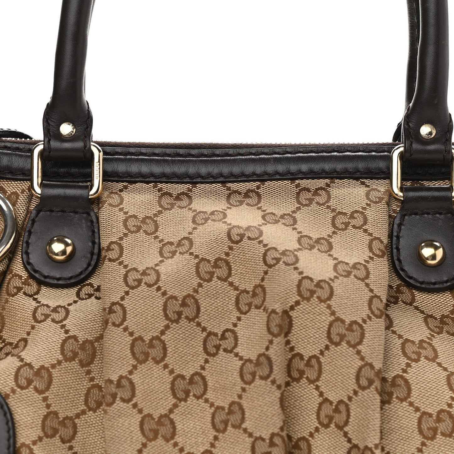 Monogram Medium Sukey Top Handle Dark Brown