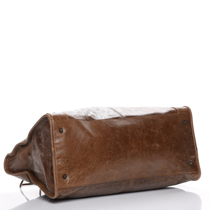 Balenciaga Agneau Classic Hardware Work Olive Brown 4 of 9