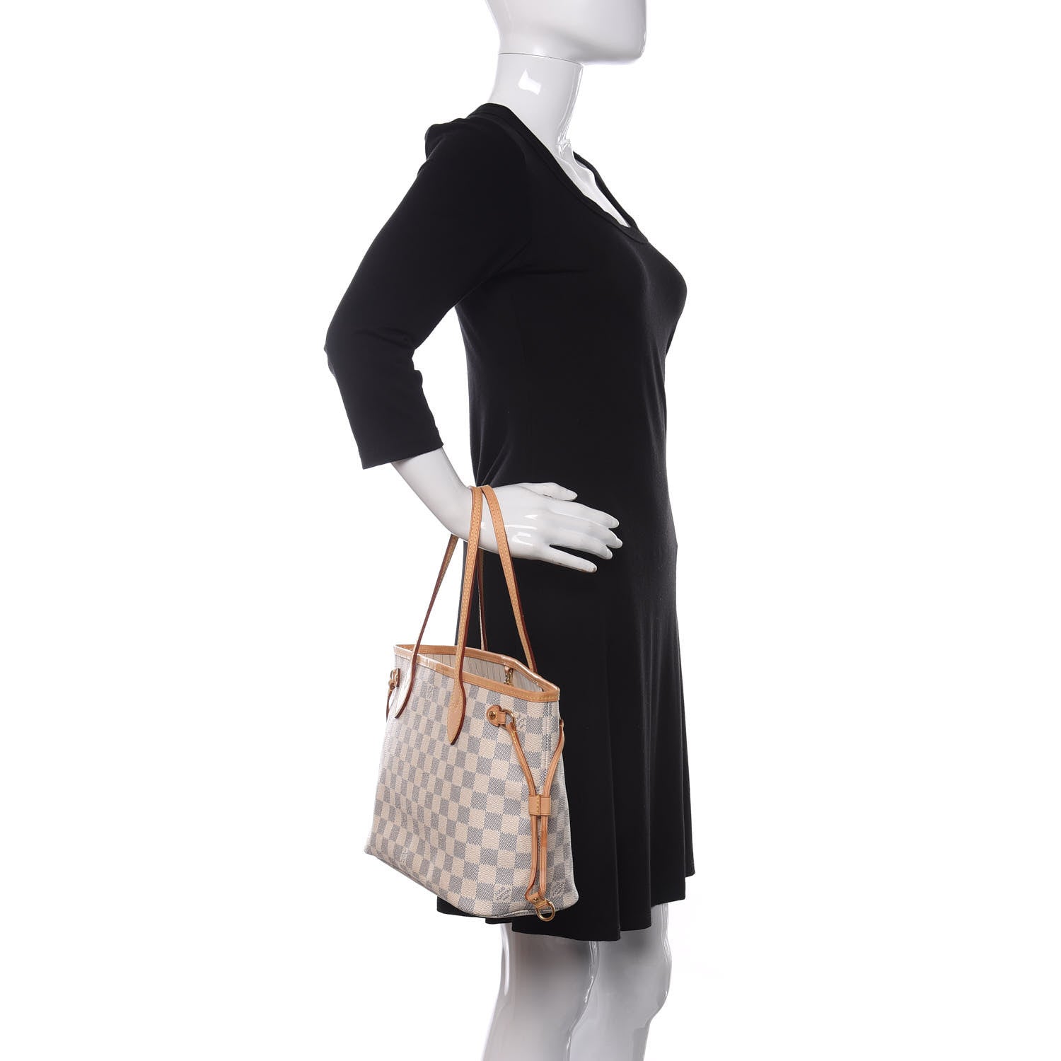 Louis Vuitton Damier Azur Neverfull PM 2 of 10