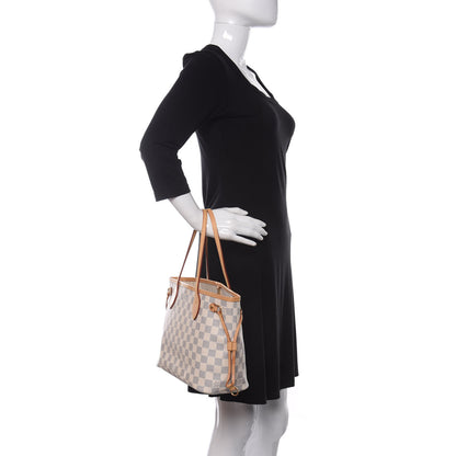 Louis Vuitton Damier Azur Neverfull PM 2 of 10