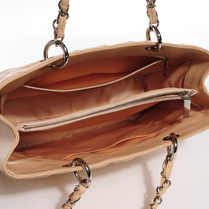 Chanel Caviar Quilted Grand Shopping Tote GST Beige Clair 5 of 7