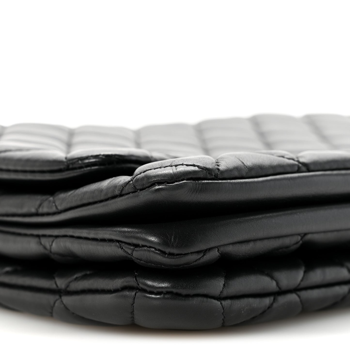 Lambskin Quilted Jumbo Chanel 3 Flap Bag Black