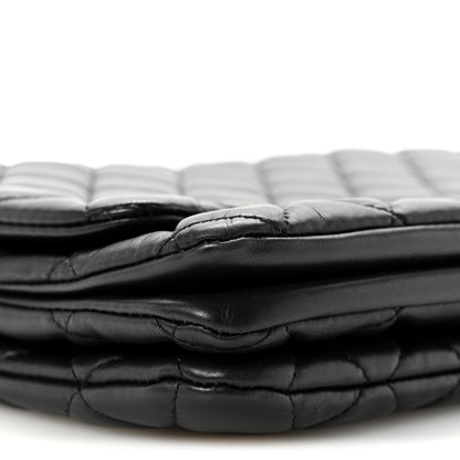 Chanel Lambskin Quilted Jumbo Chanel 3 Flap Bag Black 10 of 11