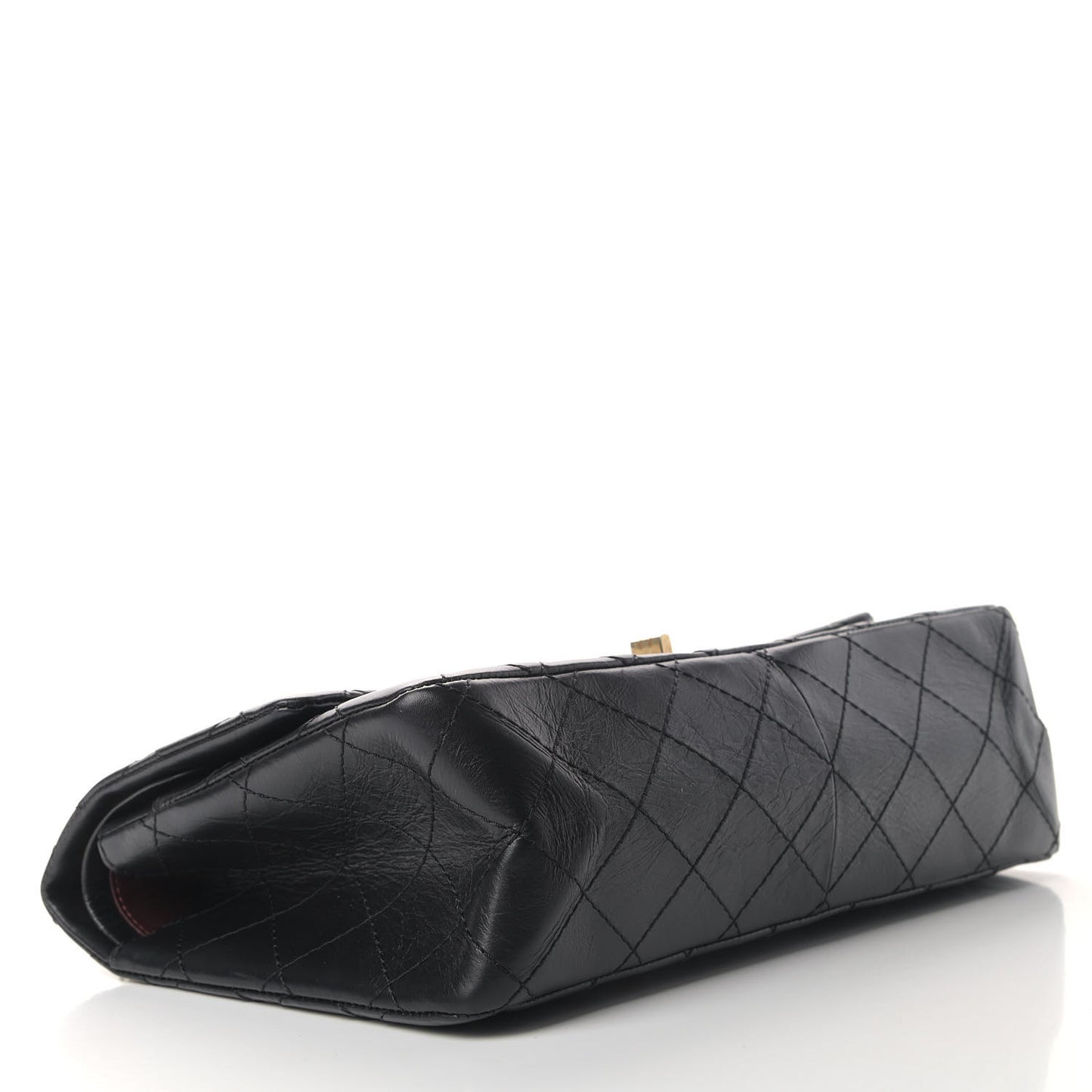 Aged Calfskin Quilted 2.55 Reissue 226 Flap Black