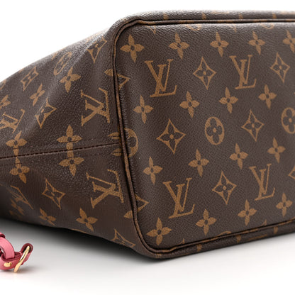 Louis Vuitton Monogram Articles de Voyage Ikat Neverfull MM Rose Velours 8 of 9