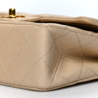 Chanel Lambskin Quilted Small Double Flap Beige 10 of 10
