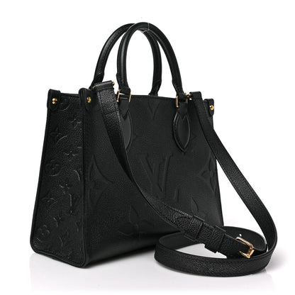 Louis Vuitton Empreinte Monogram Giant Onthego PM Black 3 of 8