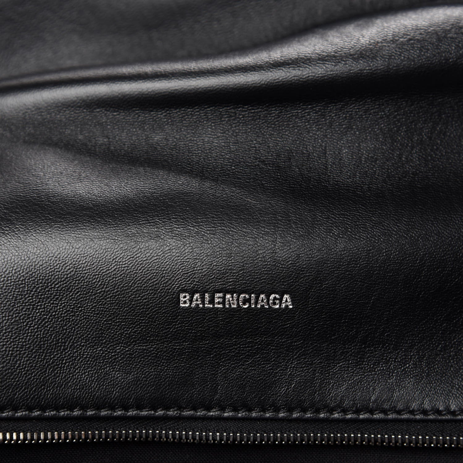 Balenciaga Nappa Calfskin Quilted Large Touch Shoulder Bag Black 12 of 14
