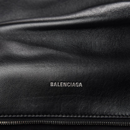 Balenciaga Nappa Calfskin Quilted Large Touch Shoulder Bag Black 12 of 14