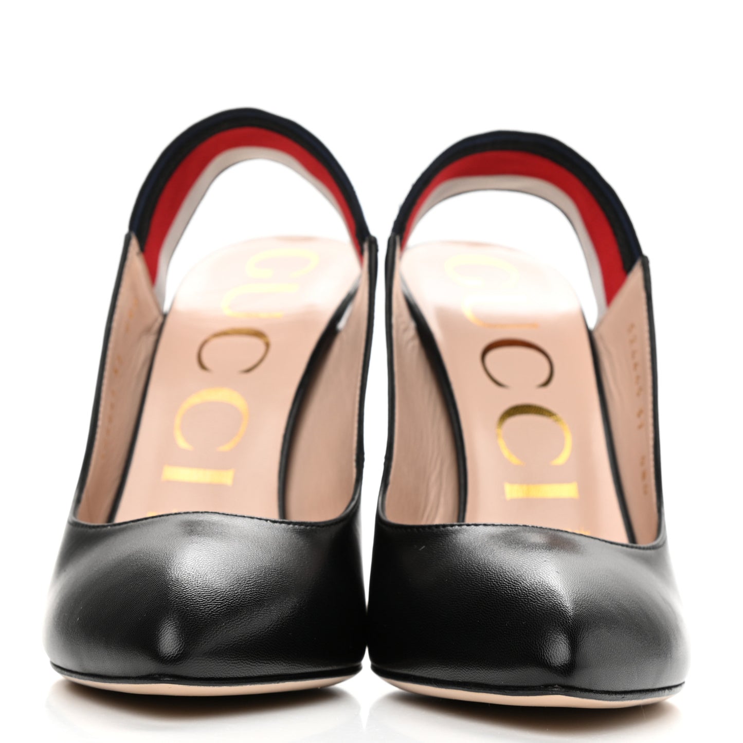 Malaga Kid Web Sylvie High Heel Slingback Pumps 37 Black
