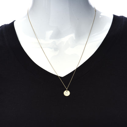 David Yurman 18K Yellow Gold Diamond Initial K Charm Pendant Necklace 2 of 5