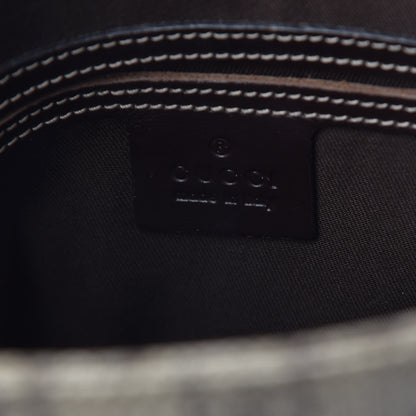 Gucci GG Supreme Monogram Small Flat Messenger Bag Dark Brown 6 of 9