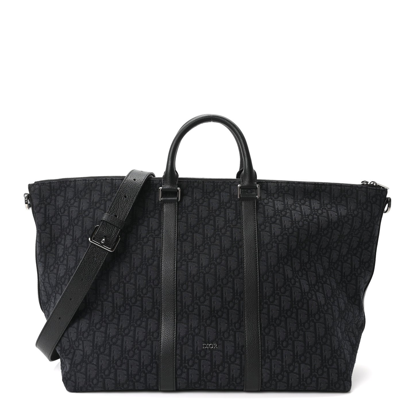 Maxi Oblique Jacquard Weekender 40 Black
