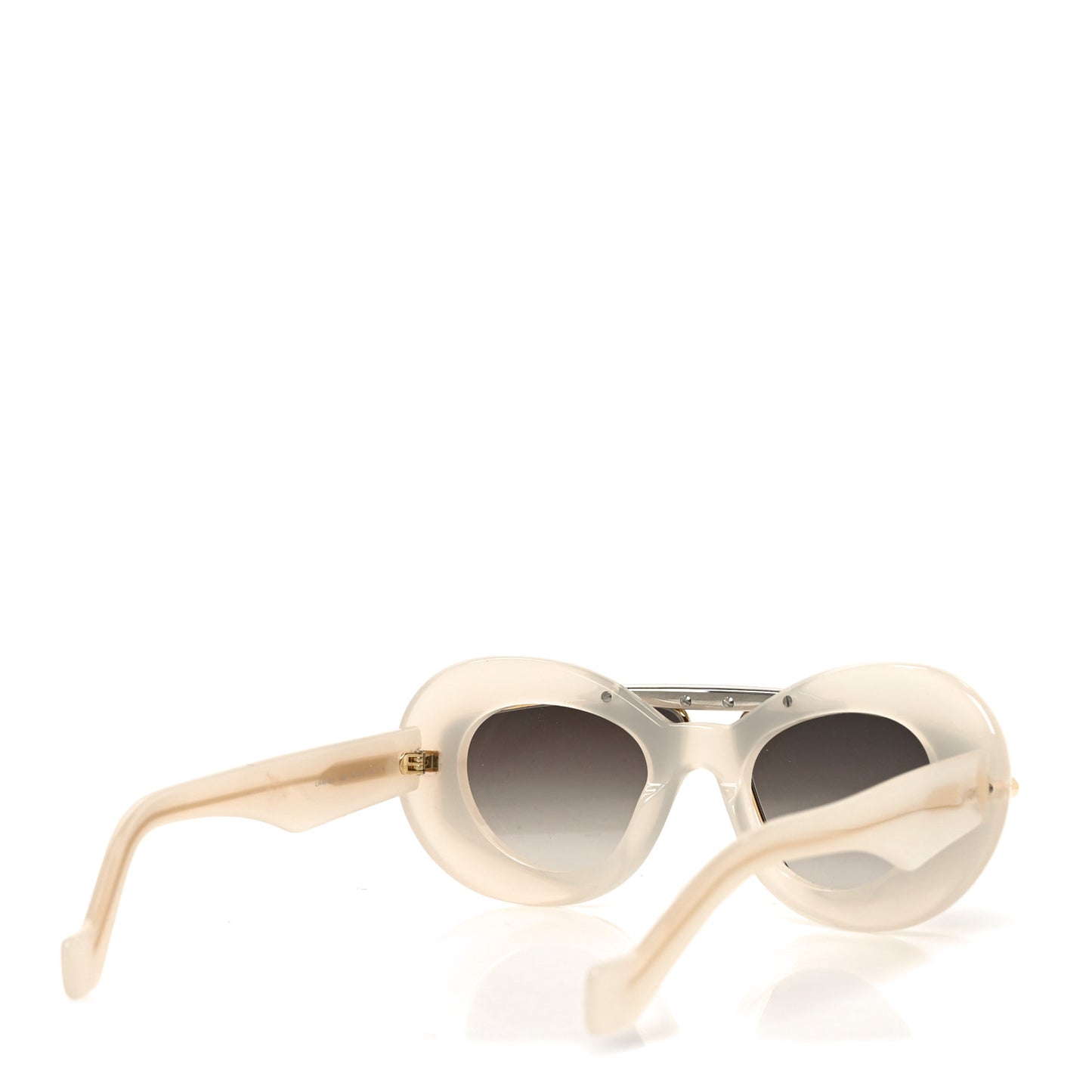 Acetate Wing Double Frame Sunglasses LW40120I Ivory