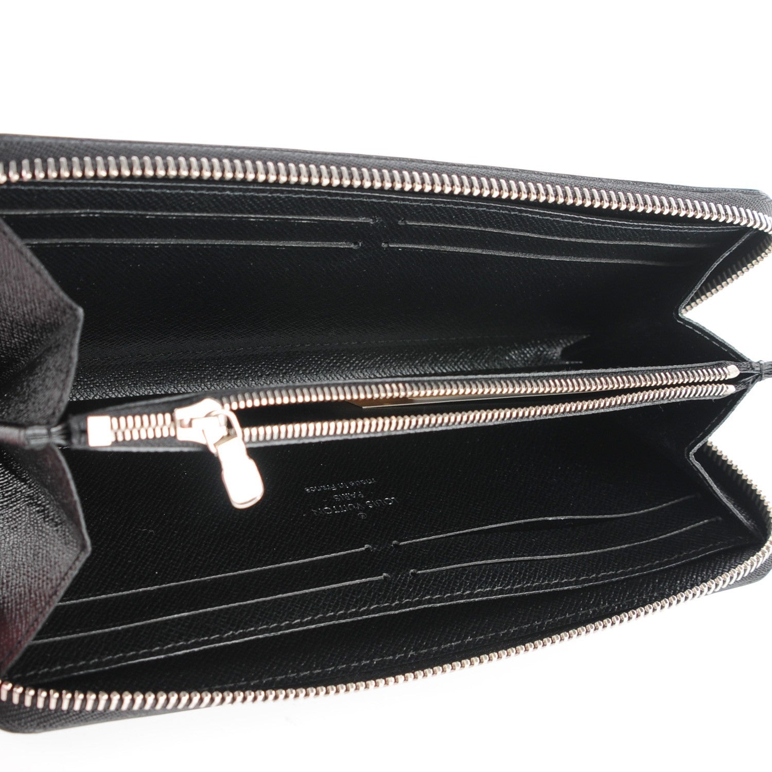 Louis Vuitton Epi Clemence Wallet Black 6 of 8