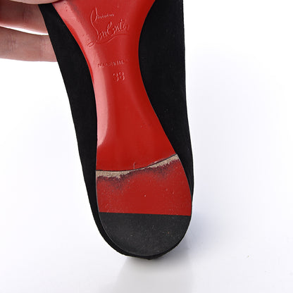 Christian Louboutin Veau Velours Anemosea Flats 38 Black 13 of 14