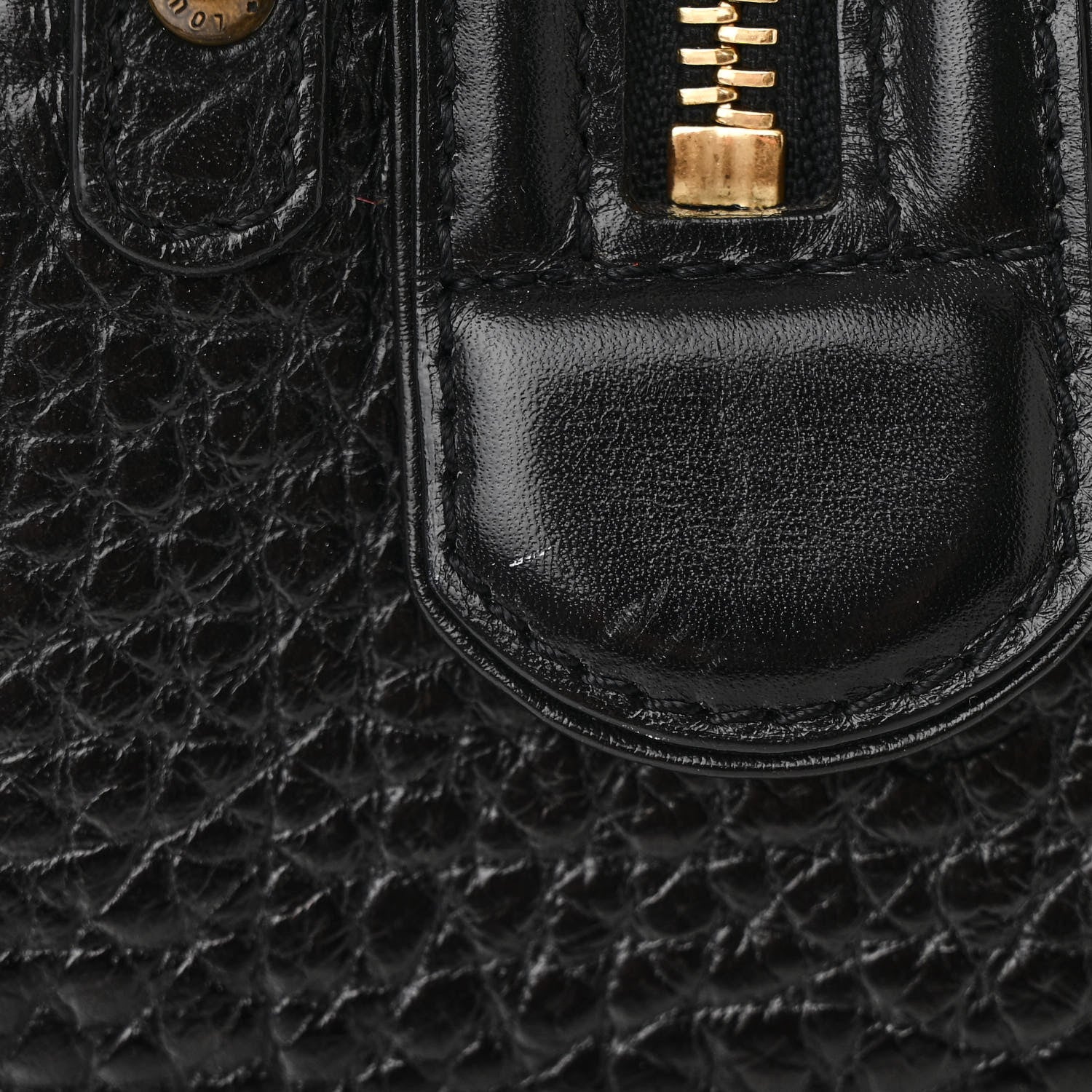 Louis Vuitton Lambskin Vienna Klara Black 10 of 10