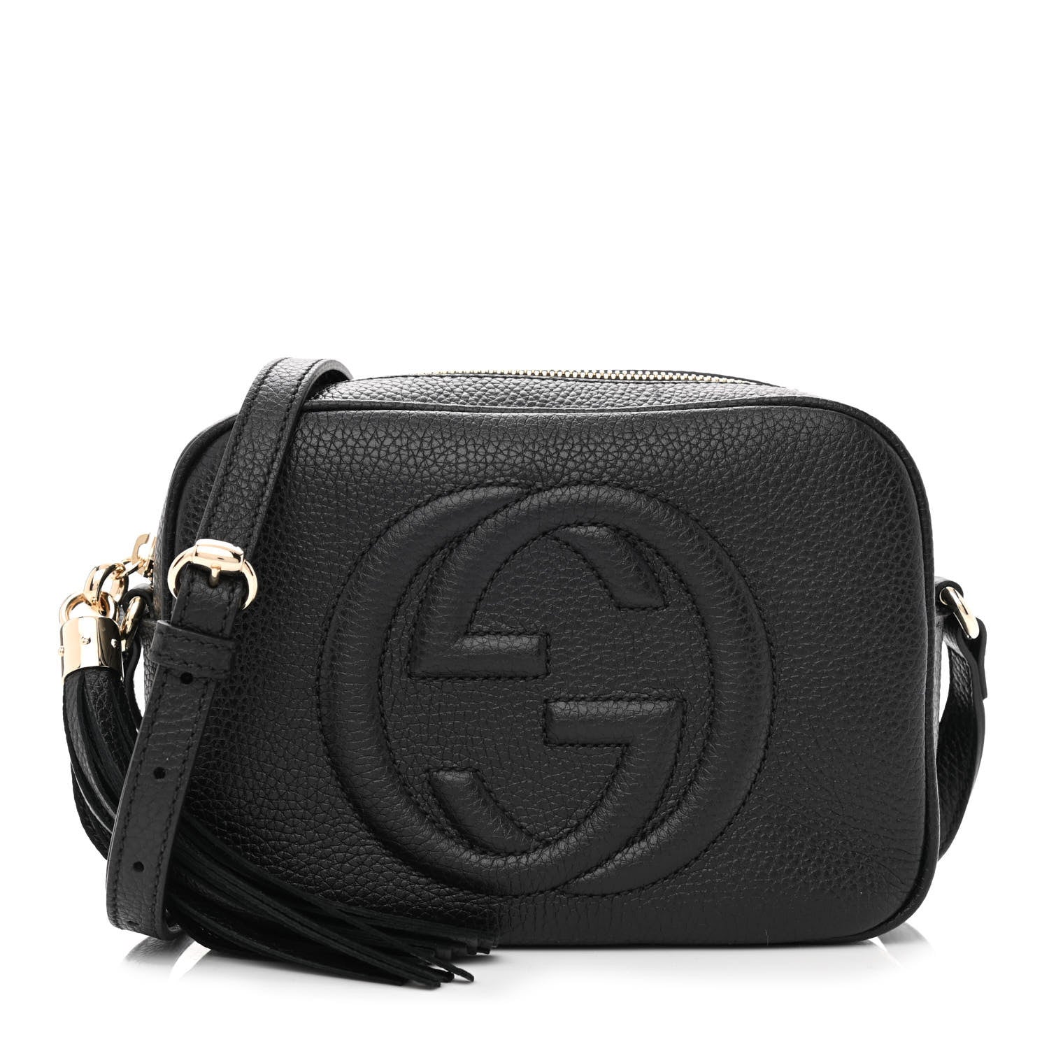 Gucci Pebbled Calfskin Small Soho Disco Bag Black 1 of 10
