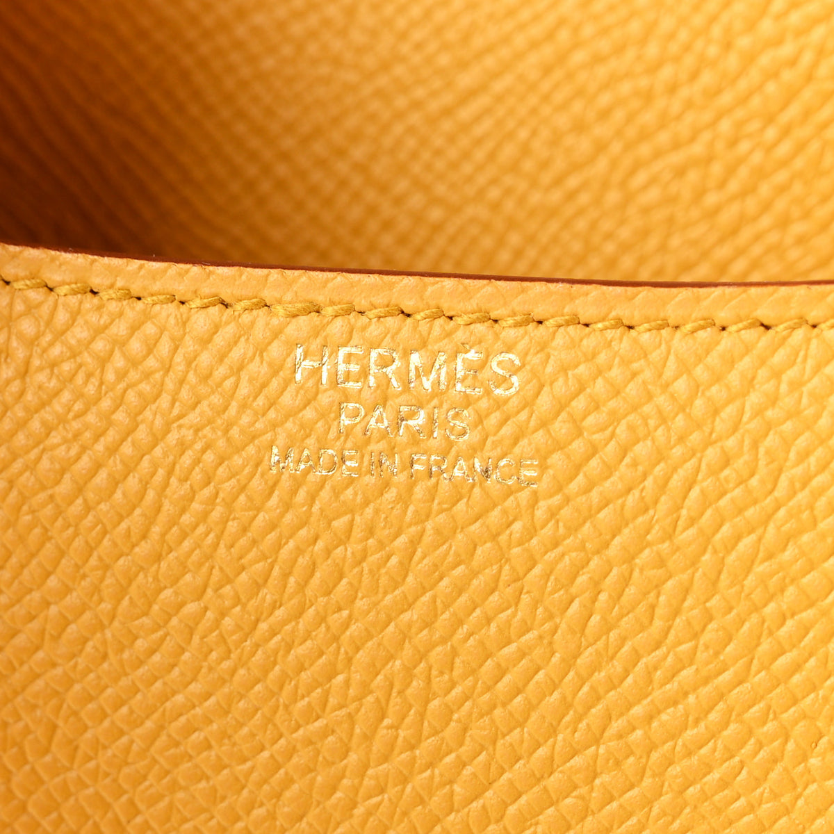 Hermes Epsom Constance 24 Jaune Ambre 6 of 11
