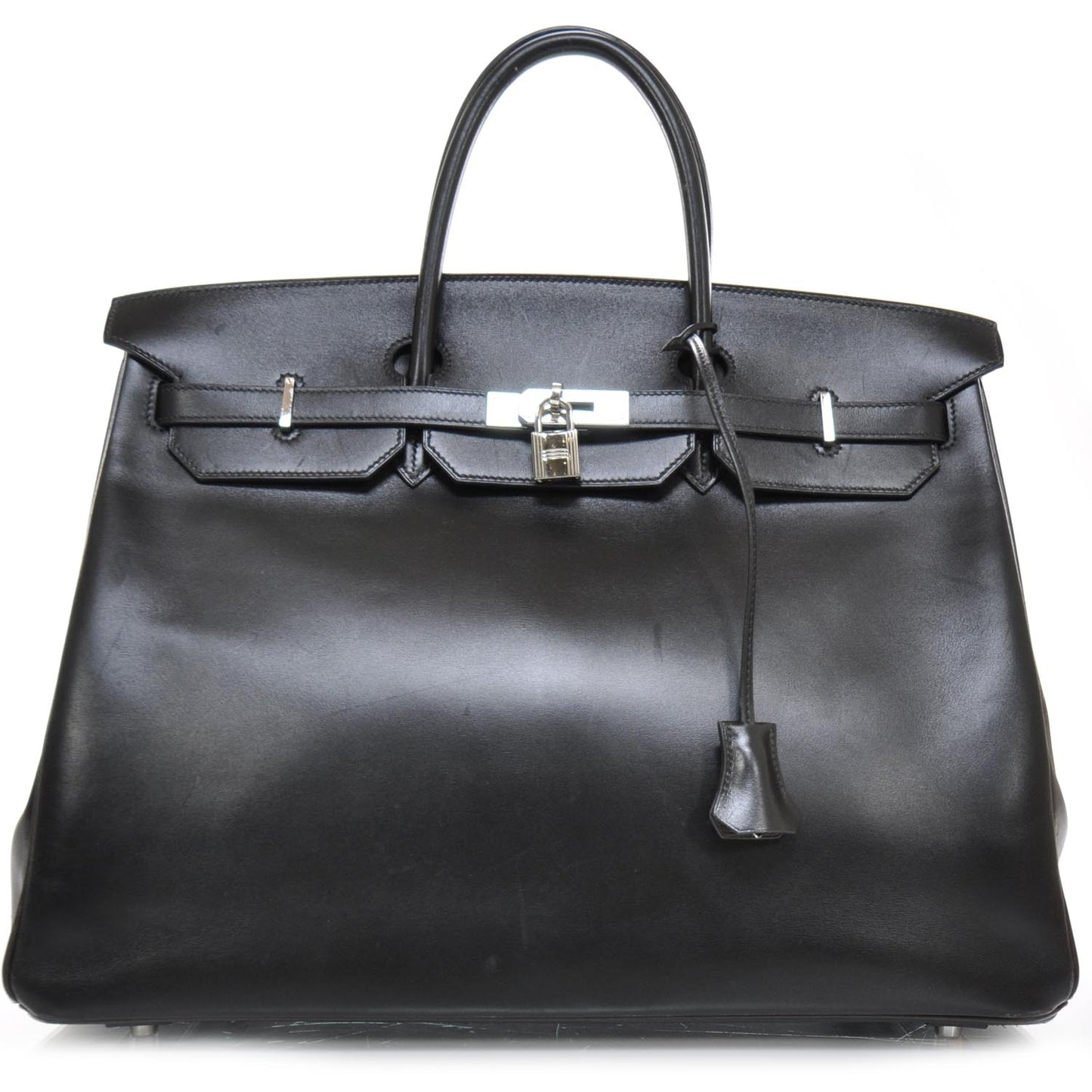 Box Calfskin Birkin 40 Black SHW