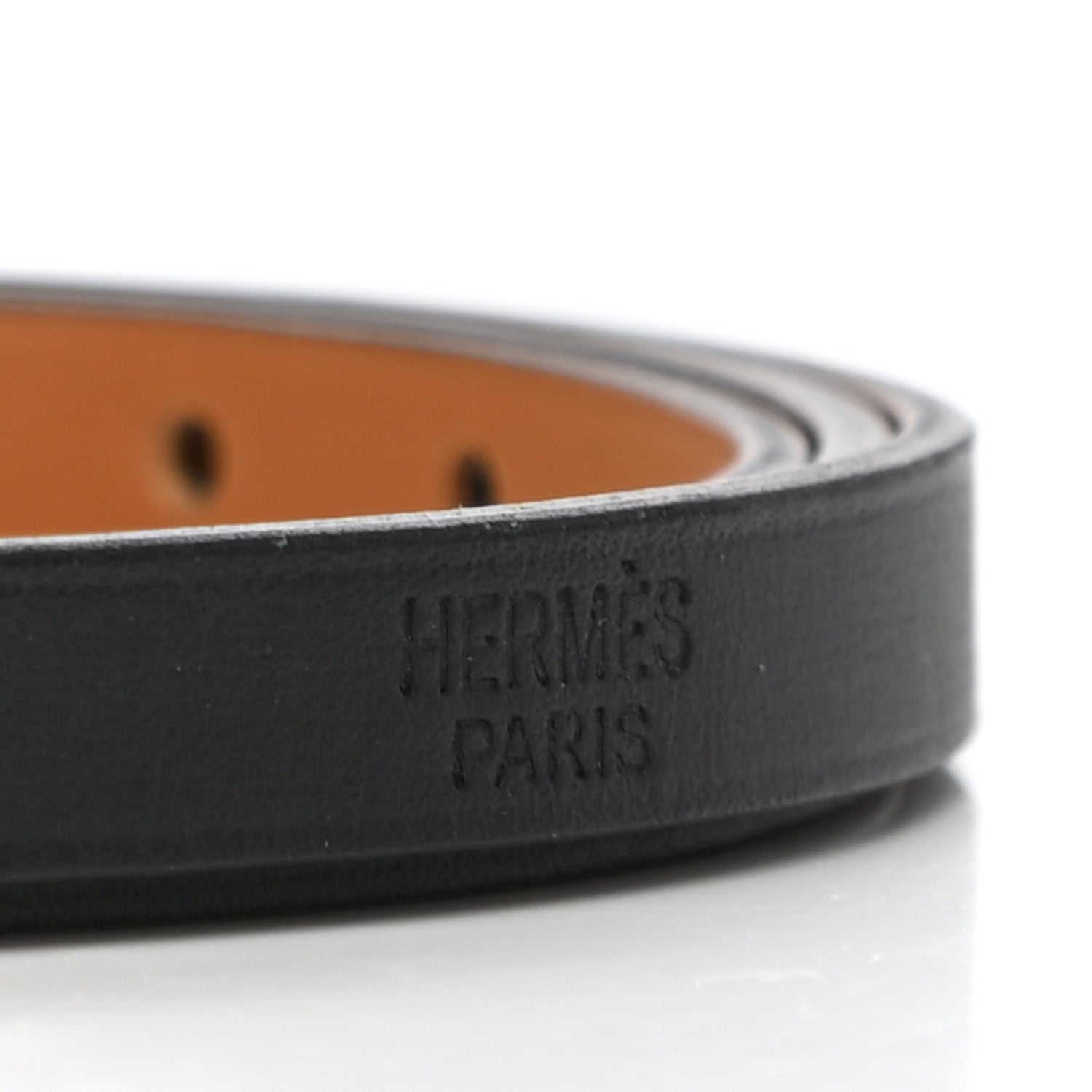 Hermes Chamonix Hapi 3MM Triple Tour Wrap Bracelet T1 Black 5 of 6