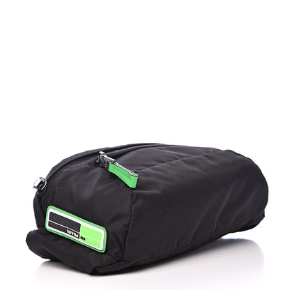 Prada Tessuto Nylon Belt Bag Black Verde 4 of 9