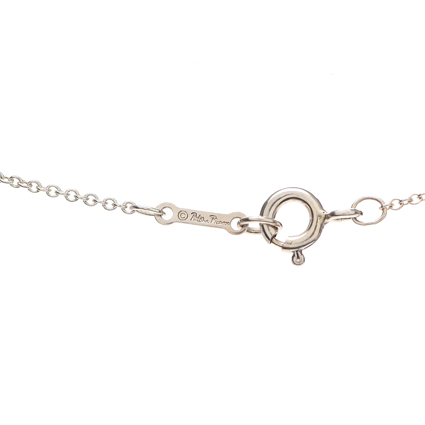 Sterling Silver Paloma Picasso Graffiti Love Pendant Necklace