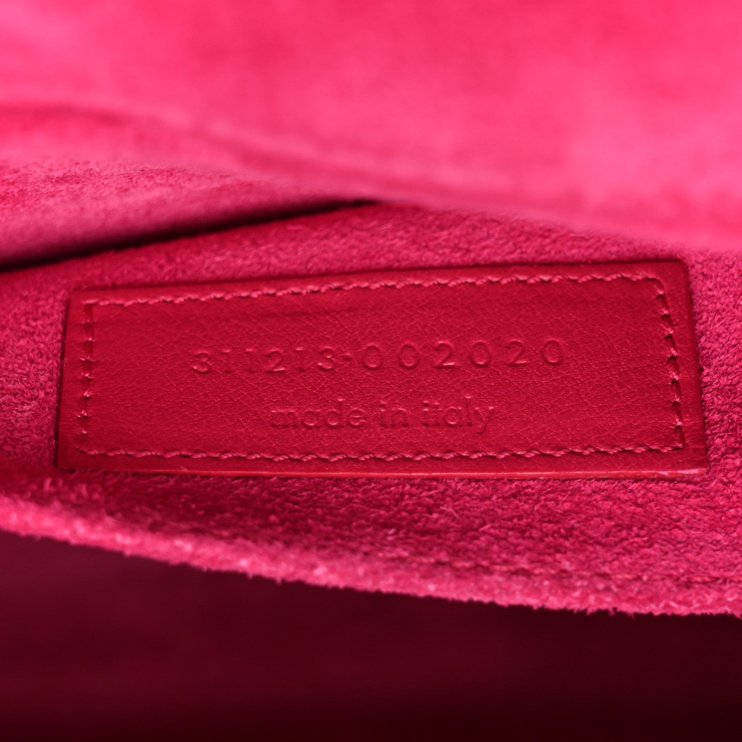 Saint Laurent Calfskin Classic Y Ligne Clutch Fuchsia 7 of 12