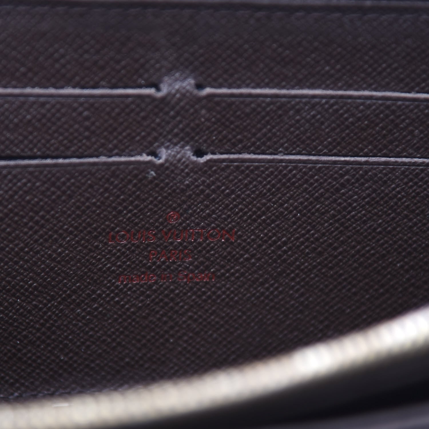 Louis Vuitton Damier Ebene Zippy Wallet 5 of 9