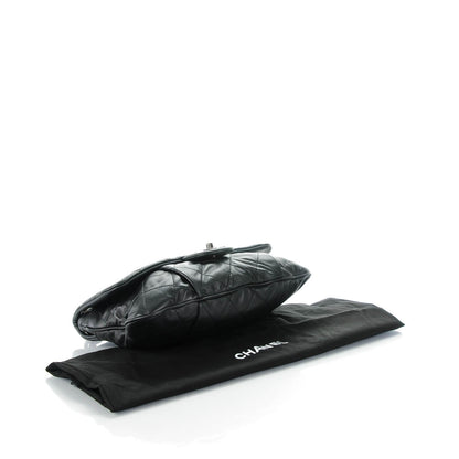 Chanel Calfskin Coco Pleats Messenger Flap Black 4 of 8