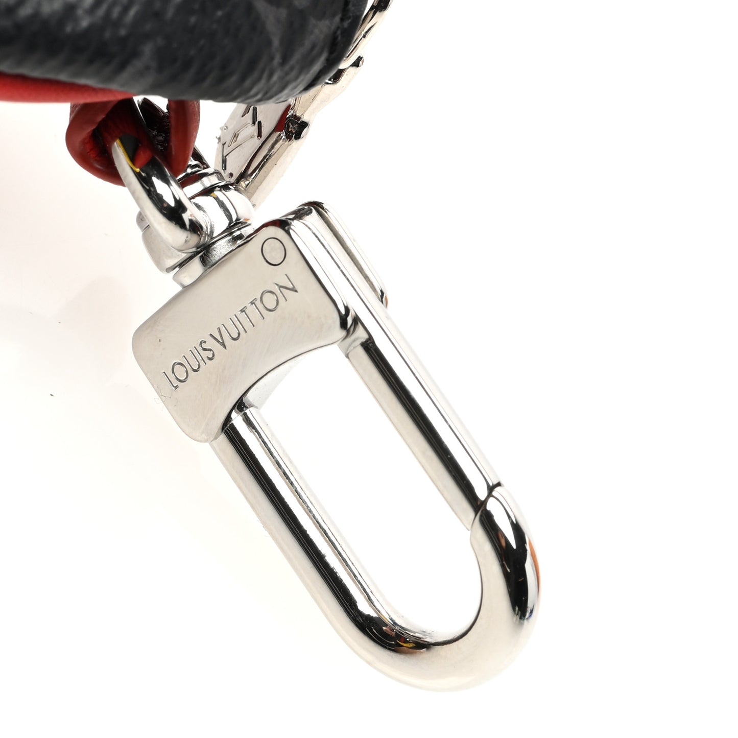 Monogram Eclipse Mister Keepall Bag Charm Key Holder Black