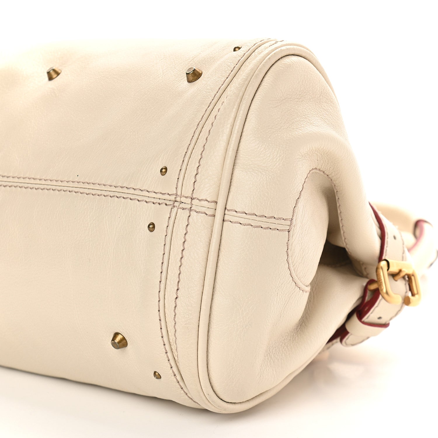Chloe Calfskin Medium Paddington Satchel Off White 8 of 9