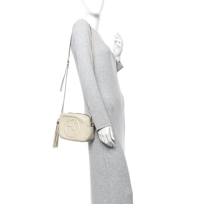 Gucci Pebbled Calfskin Small Soho Disco Bag Off White 4 of 40