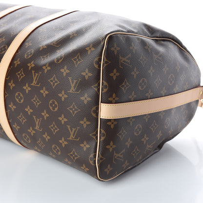 Louis Vuitton Monogram Keepall Bandouliere 55 9 of 9