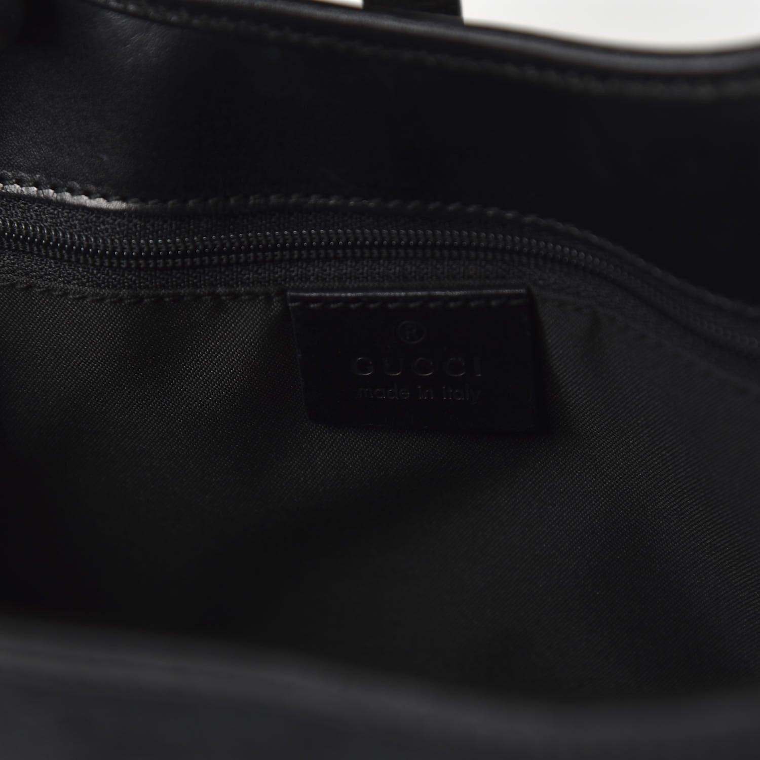 Gucci Monogram Jackie Shoulder Bag Black 8 of 10