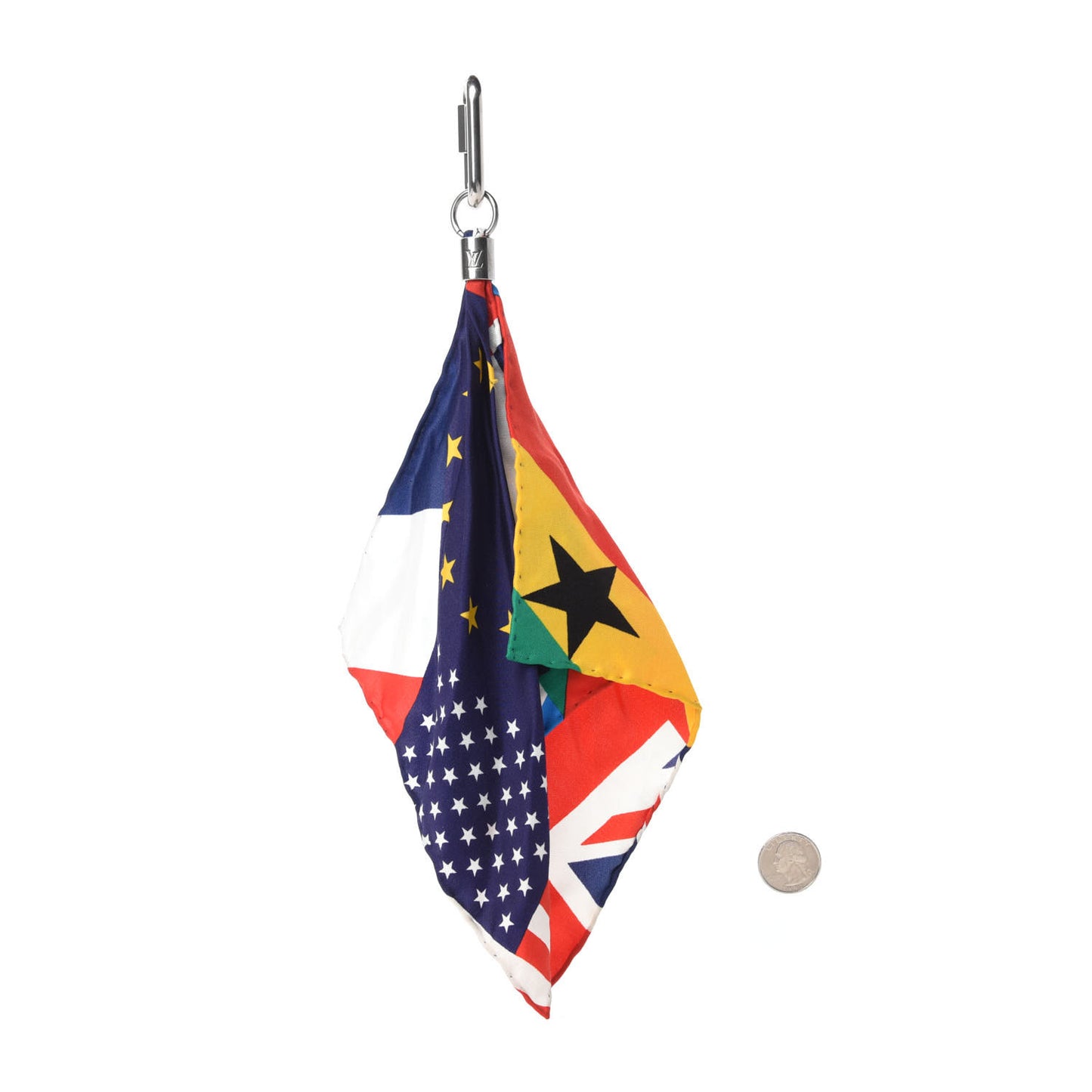 Silk Flags Bag Charm