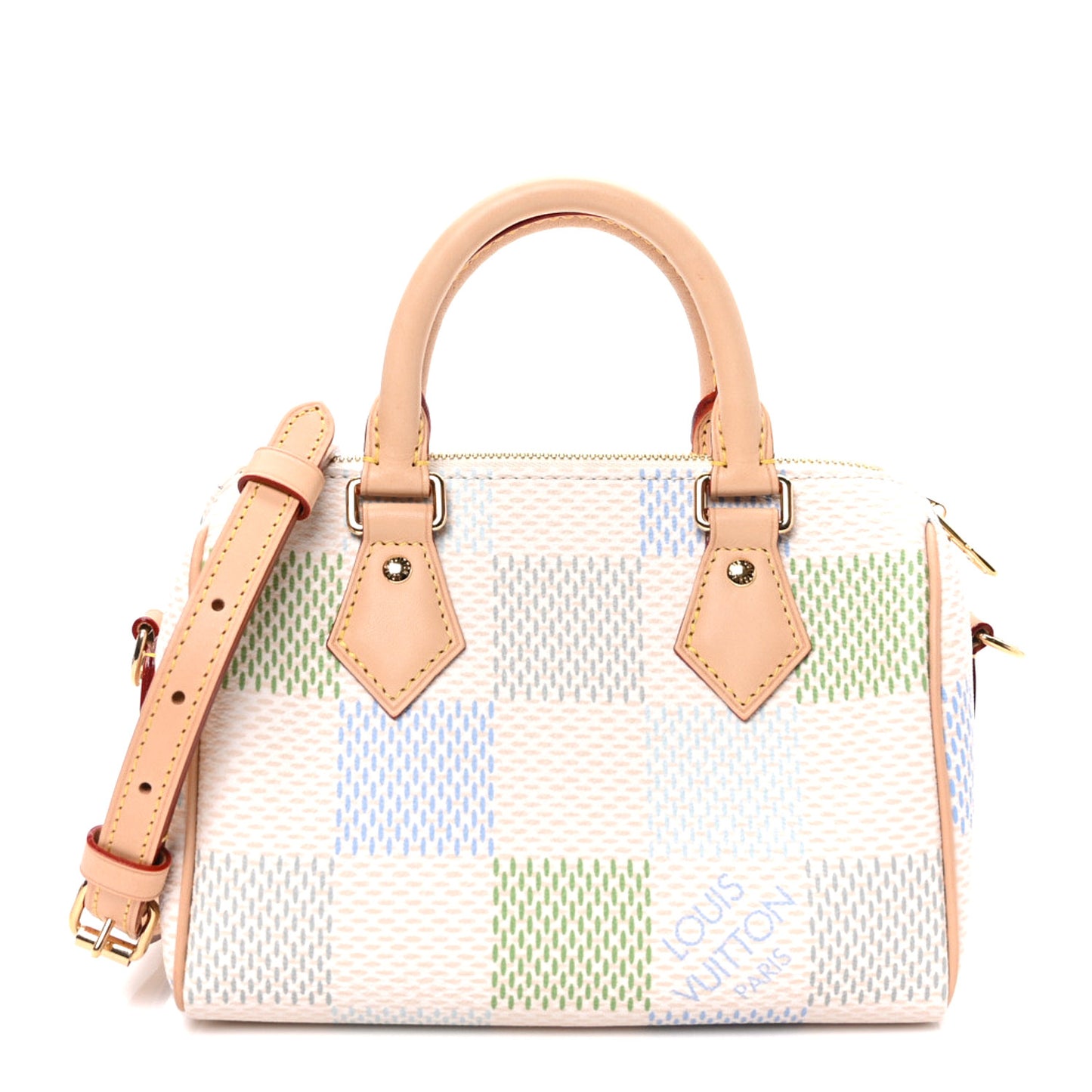 Damier Giant Speedy Bandouliere 20 Pistachio