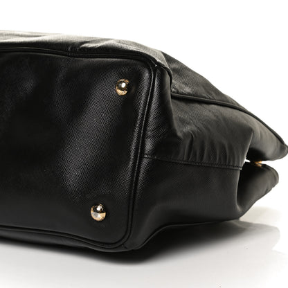 Prada Saffiano Medium Galleria Double Zip Tote Black 11 of 11