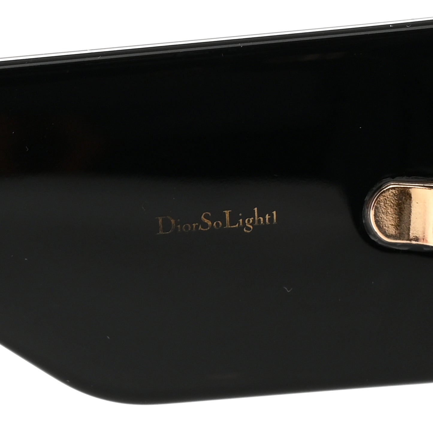 Acetate DiorSo Light 1 Shield Sunglasses Black