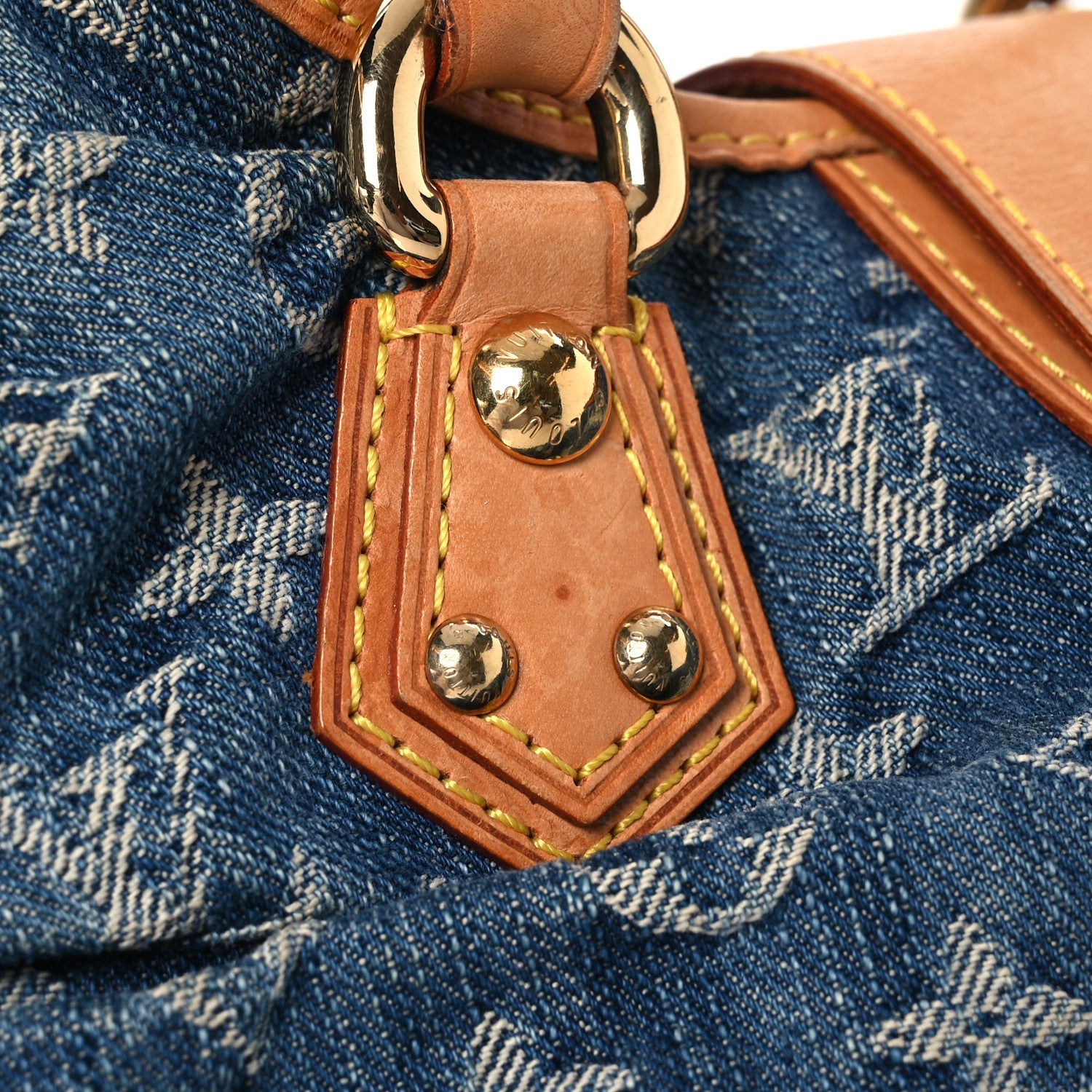 Louis Vuitton Monogram Denim Pleaty Blue 10 of 17
