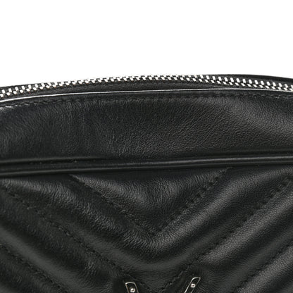 Saint Laurent Calfskin Matelasse Monogram Lou Camera Bag Black 11 of 11