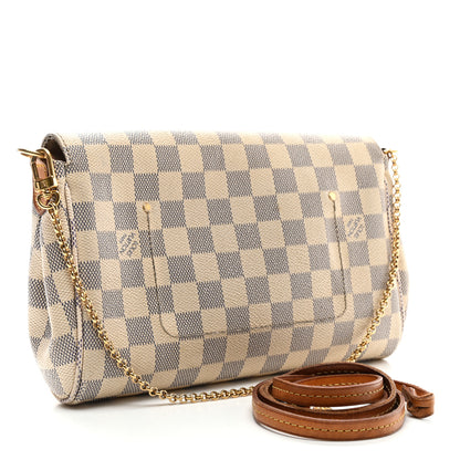 Louis Vuitton Damier Azur Favorite MM 2 of 11