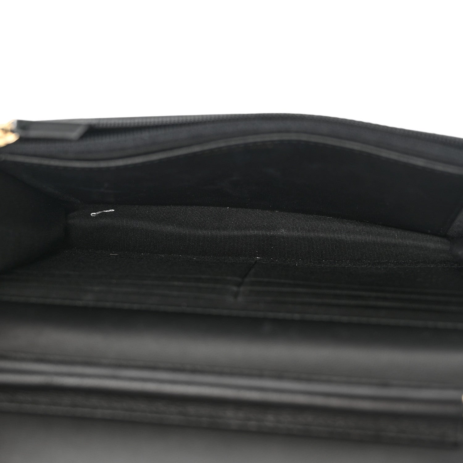 Chanel Lambskin Studded Wallet On Chain WOC Black 5 of 13