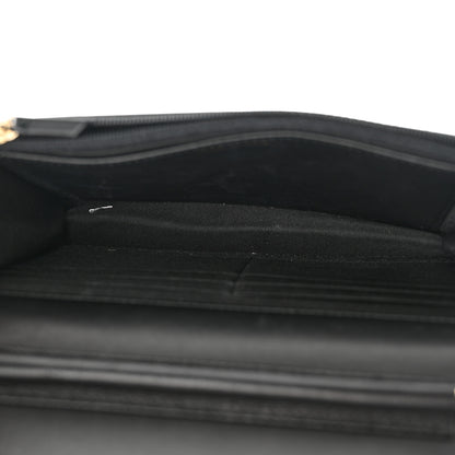 Chanel Lambskin Studded Wallet On Chain WOC Black 5 of 13