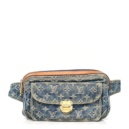 Louis Vuitton Monogram Denim Bum Bag Blue 1 of 15